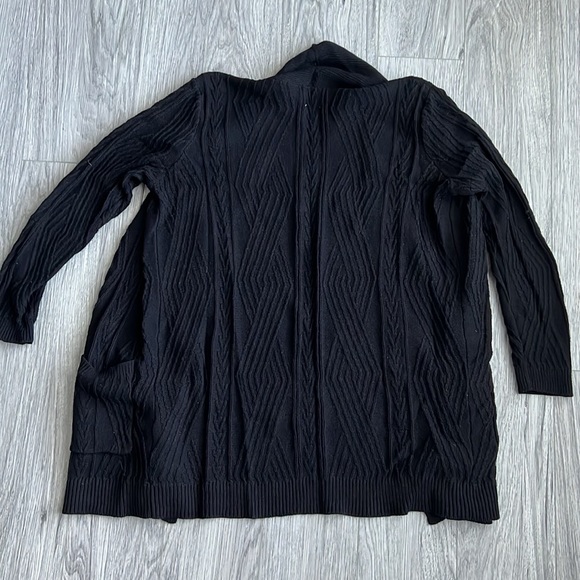 St. John’s Bay | Black Knit Cardigan Sweater Size L - Picture 4 of 4